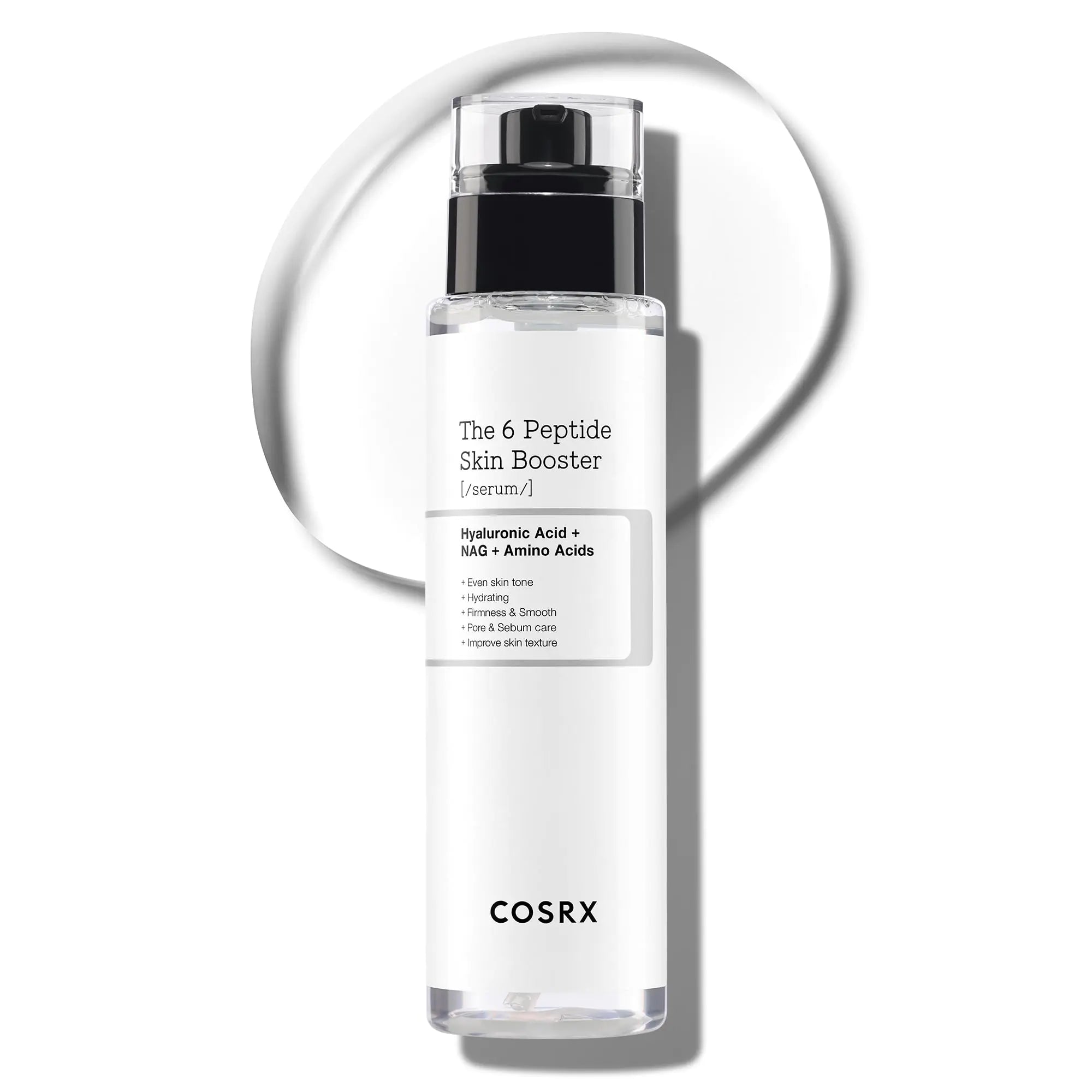 COSRX 6X Peptide Collagen Booster Serum Toner – Firming, Hydrating & Brightening Essence with Niacinamide & Hyaluronic Acid (150mL)