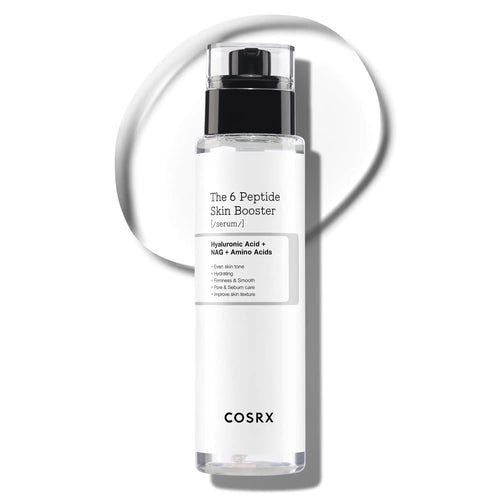 COSRX 6X Peptide Collagen Booster Serum Toner – Firming, Hydrating & Brightening Essence with Niacinamide & Hyaluronic Acid (150mL)